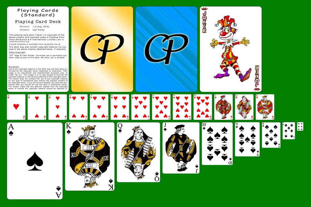Playing Cards - Standard Deck - Cornerless