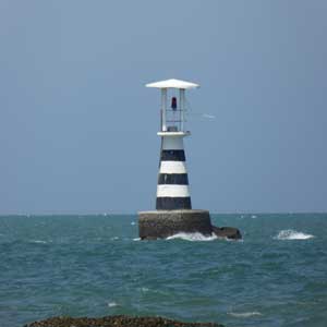 Lighthouse off Hua Hin beach