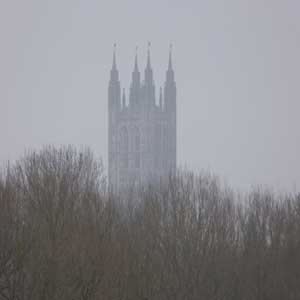 Top of Canterbury Cathedral